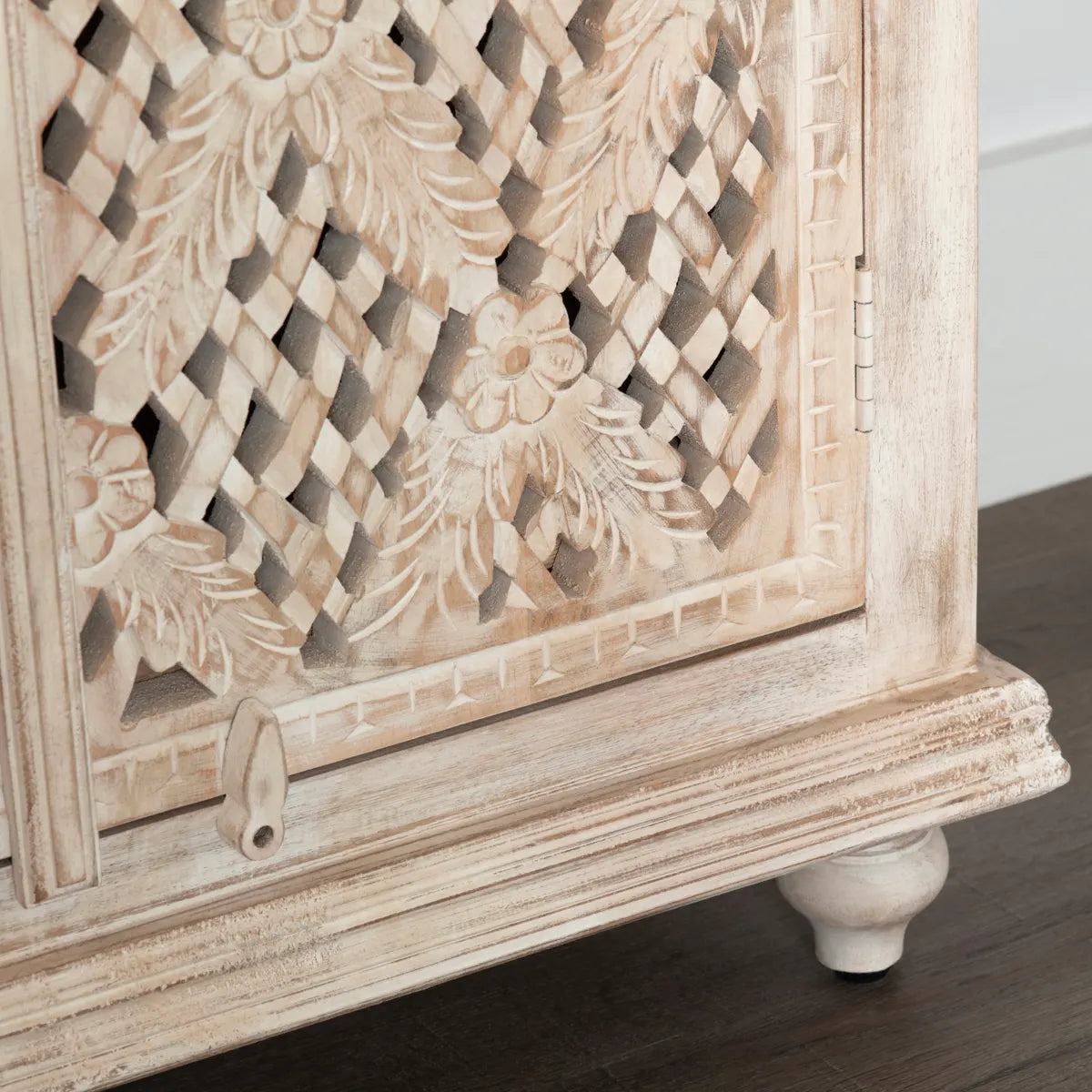 Greystone Four-Door Sideboard - White - Coastal