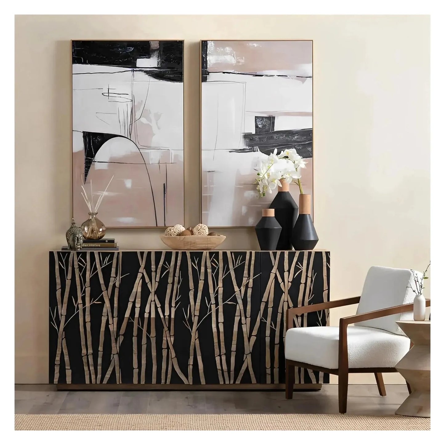Kingsport Four-door Sideboard, Buffet, or Credenza | 72 x 16 x 36 (in)