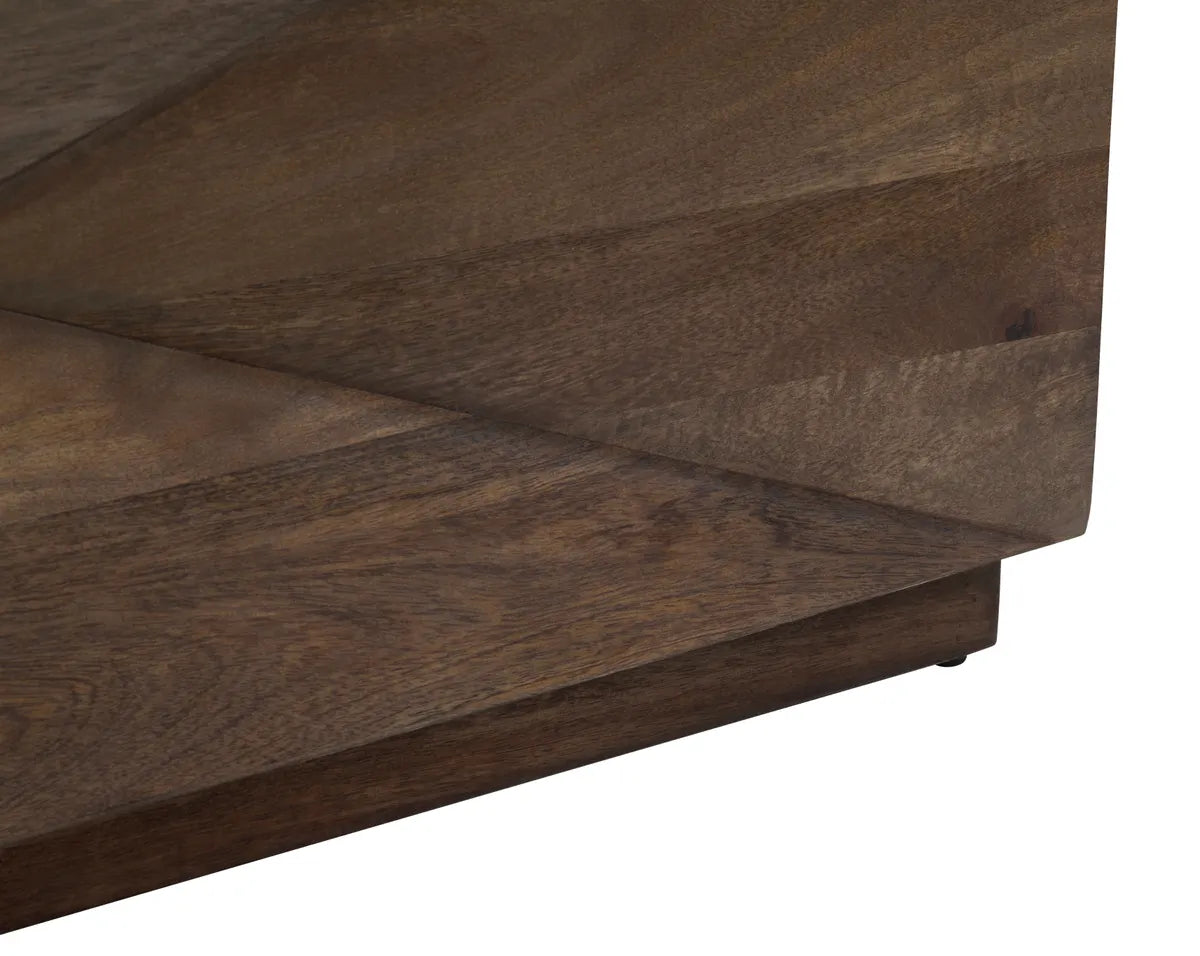 Granville Faceted Block Cocktail or Coffee Table
