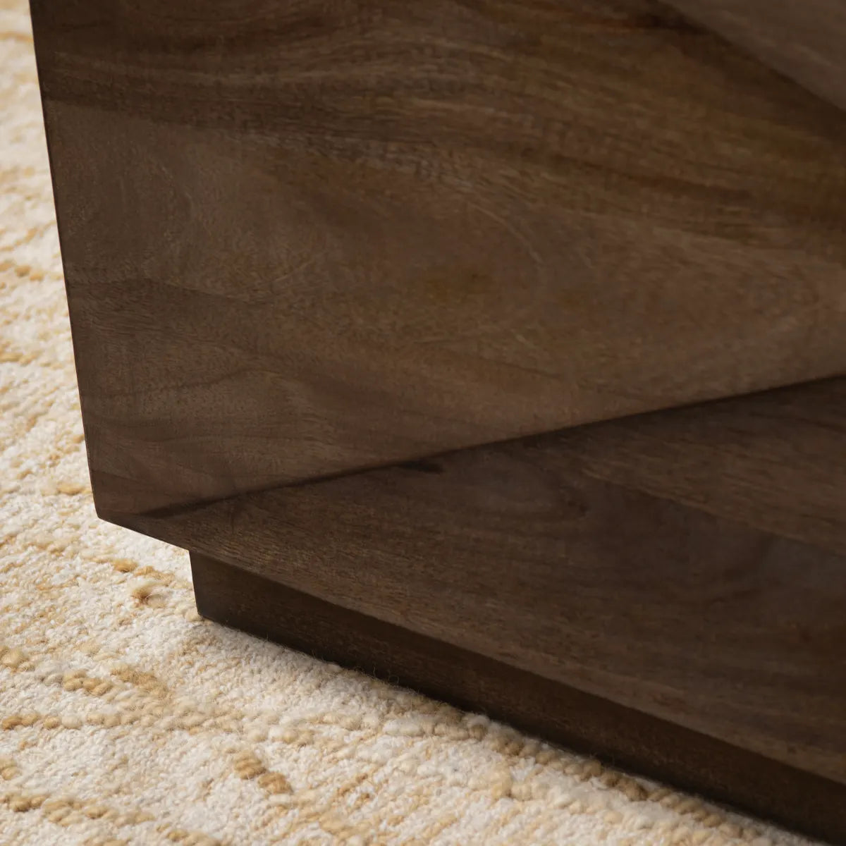 Granville Faceted Block Cocktail or Coffee Table