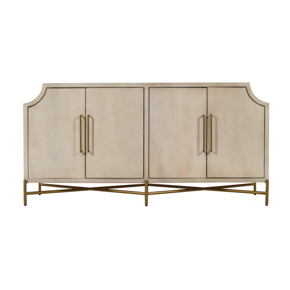 Brentwood Four-door Sideboard, Buffet, or Credenza | 80 x 16 x 39 (in)