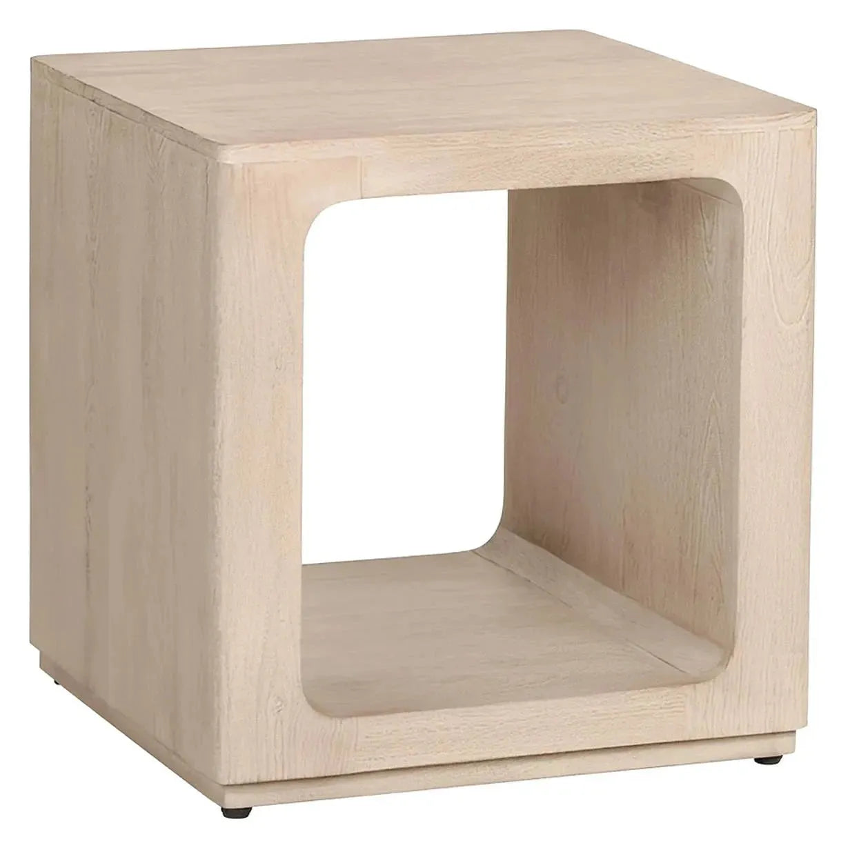 Ashford Square Open Cube End Table – Light Finish (Set of 2)