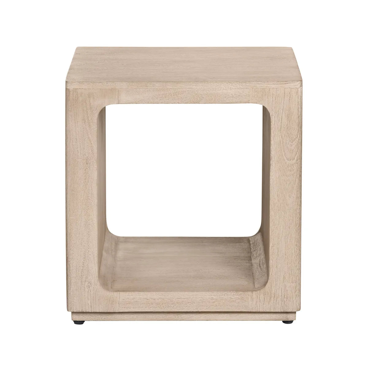 Ashford Square Open Cube End Table – Light Finish (Set of 2)