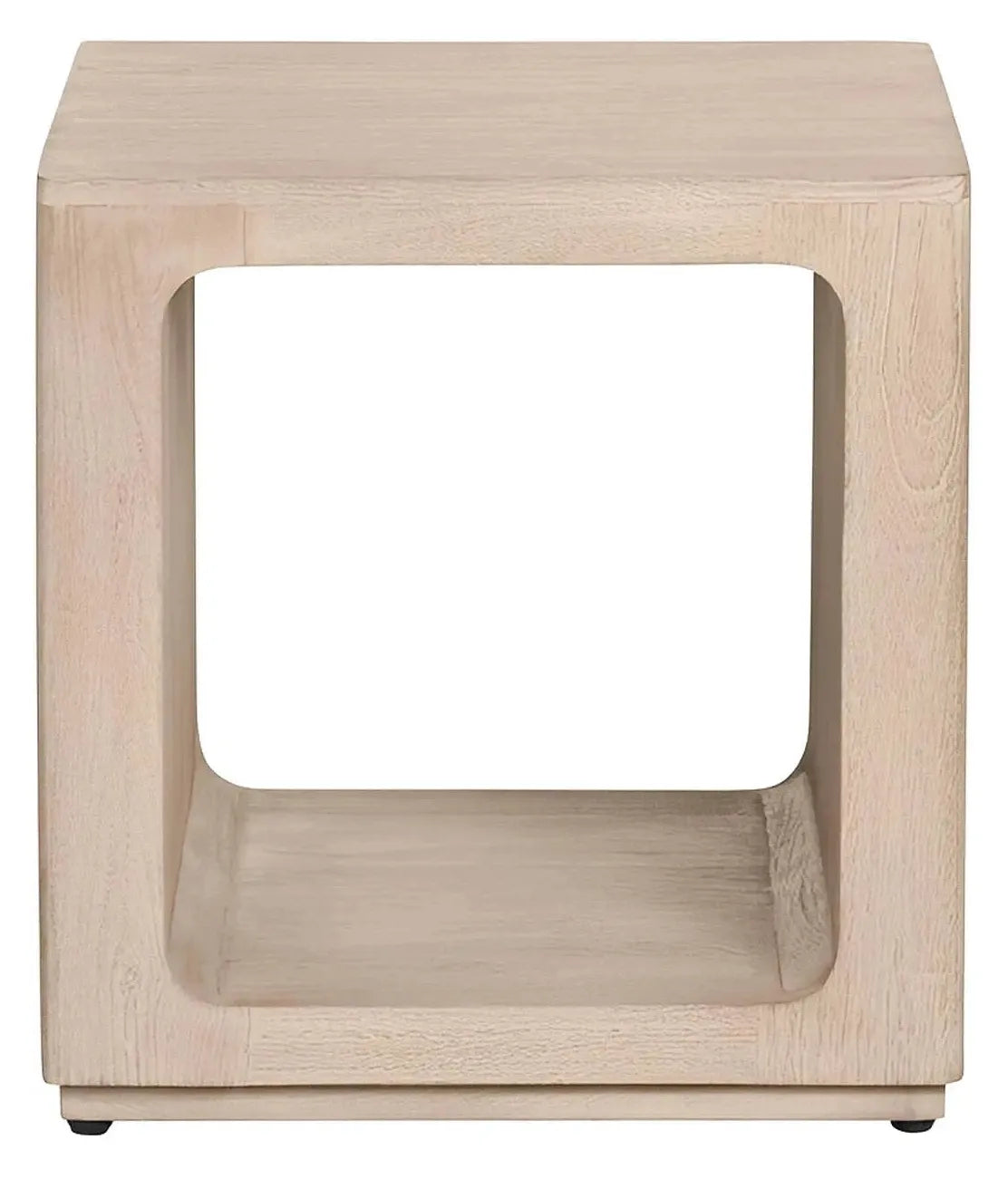 Ashford Square Open Cube End Table – Light Finish (Set of 2)