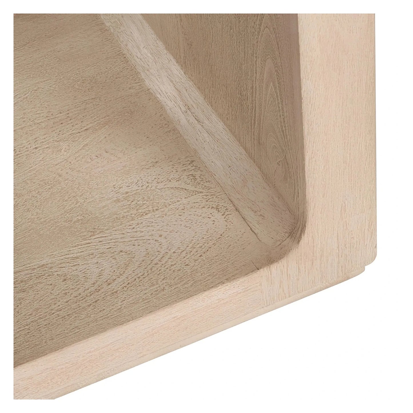 Ashford Square Open Cube End Table – Light Finish (Set of 2)