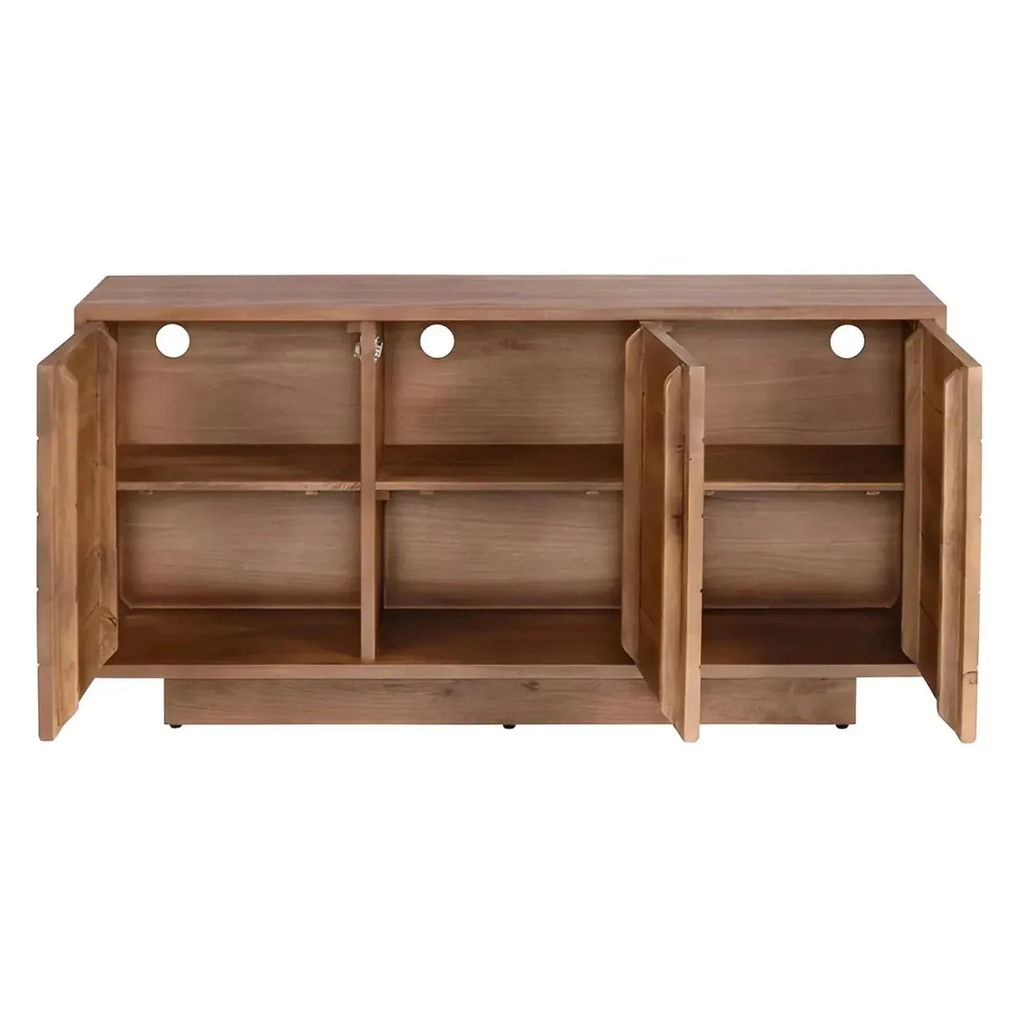 Invermere Three-Door Sideboard - Brown - Transitional