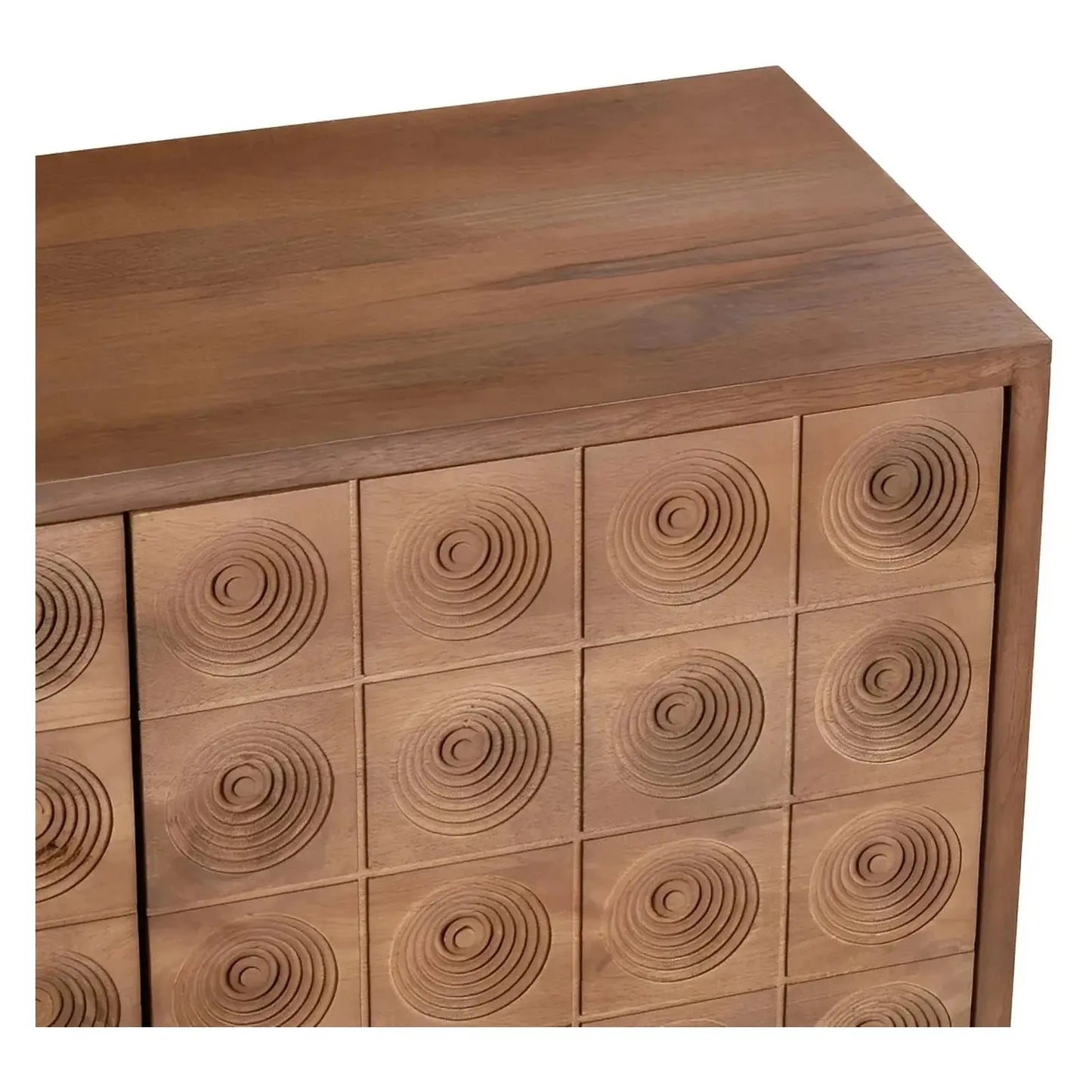 Invermere Three-Door Sideboard - Brown - Transitional