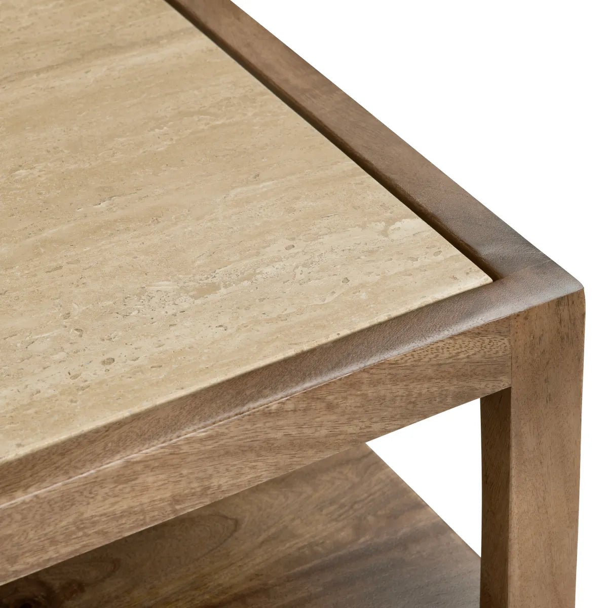 Lake Placid Brown Nightstands (2-Pack) Coastal, Transitional, tapered legs, felt-lined top drawers