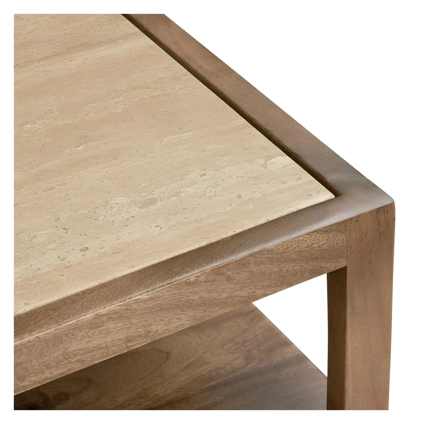 Lake Placid Brown Nightstands (2-Pack) Coastal, Transitional, tapered legs, felt-lined top drawers