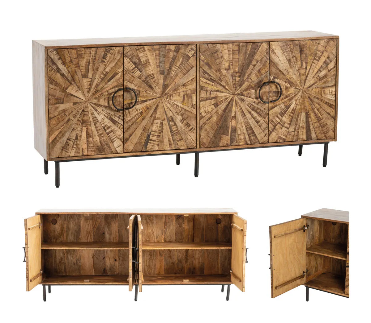 Fallbrook Sideboard, Buffet, or Credenza | 72 x 16 x 33 (in)