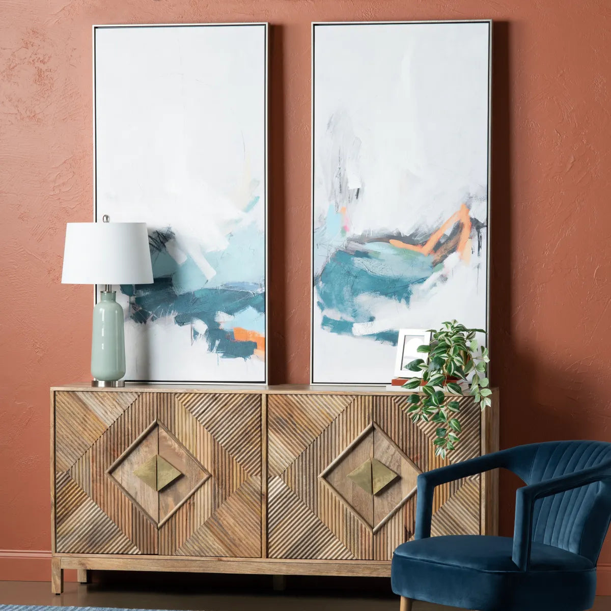 Brookline Sideboard, Buffet, or Credenza | 72 x 16 x 34 (in)