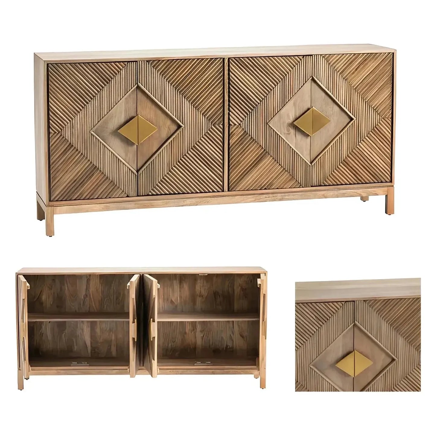 Northgate Sideboard, Buffet, or Credenza | 72 x 16 x 34 (in)