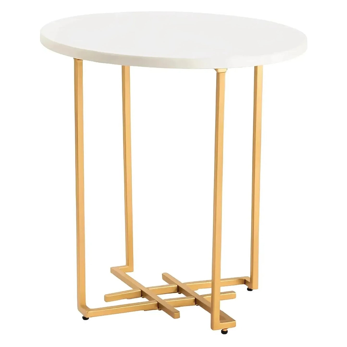 Langwell End Table (Set of 2) - Round - Square - Metal Frame