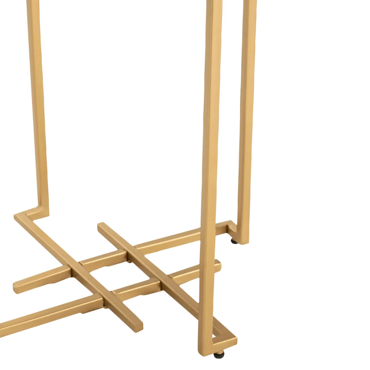 Langwell End Table (Set of 2) - Round - Square - Metal Frame