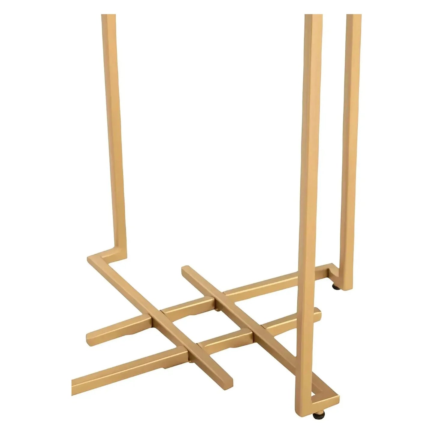 Langwell End Table (Set of 2) - Round - Square - Metal Frame