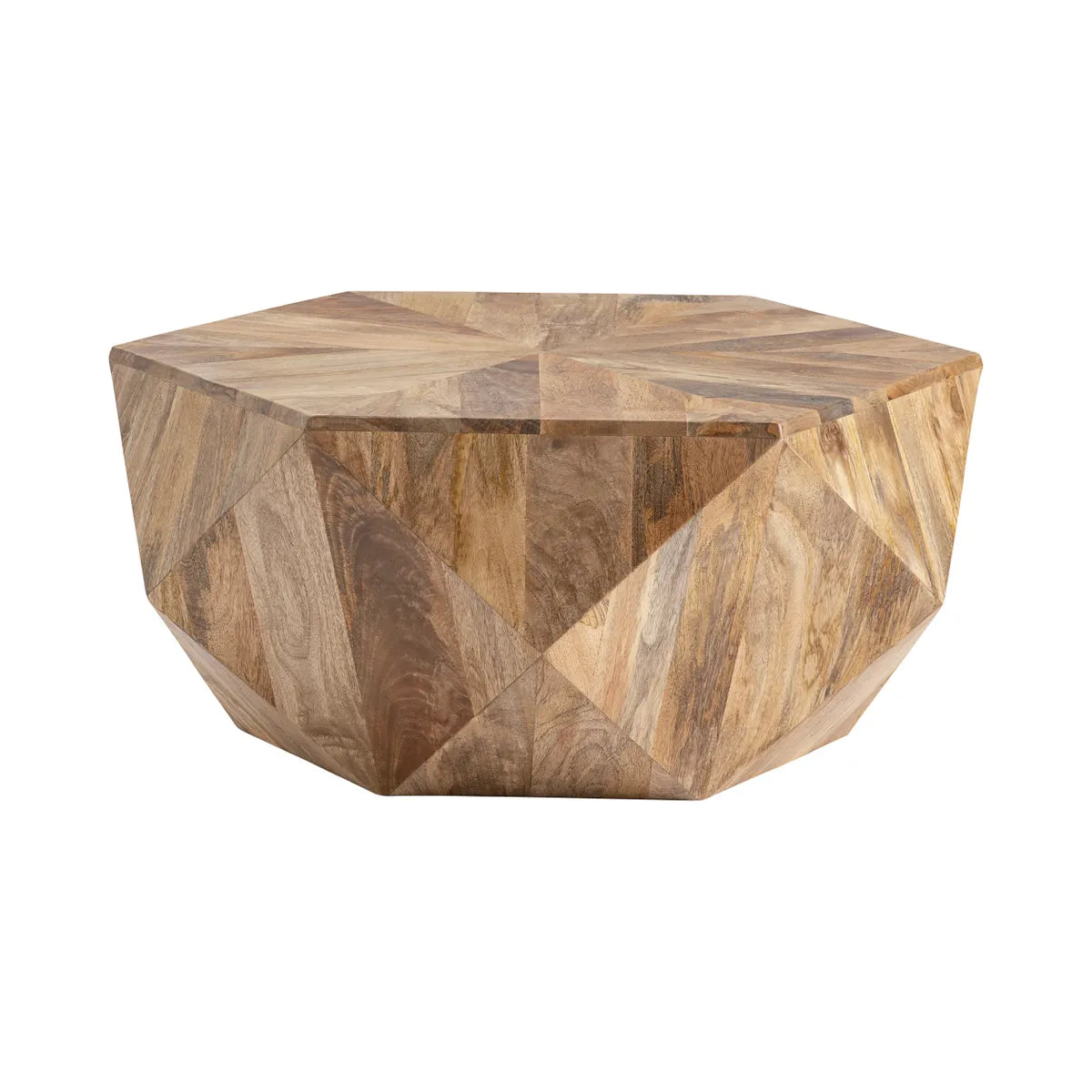 Roxford Faceted Round Cocktail or Coffee Table