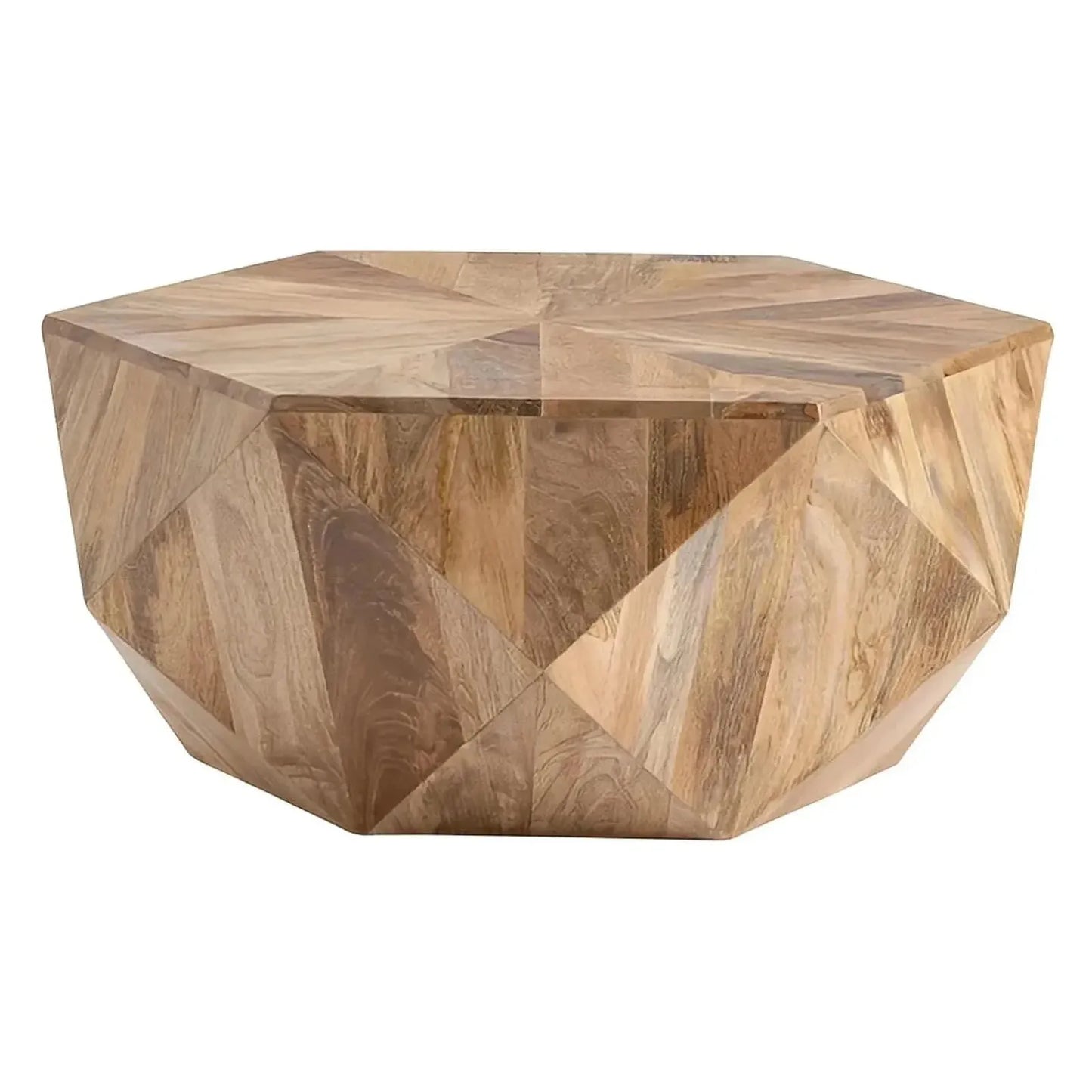 Roxford Faceted Round Cocktail or Coffee Table
