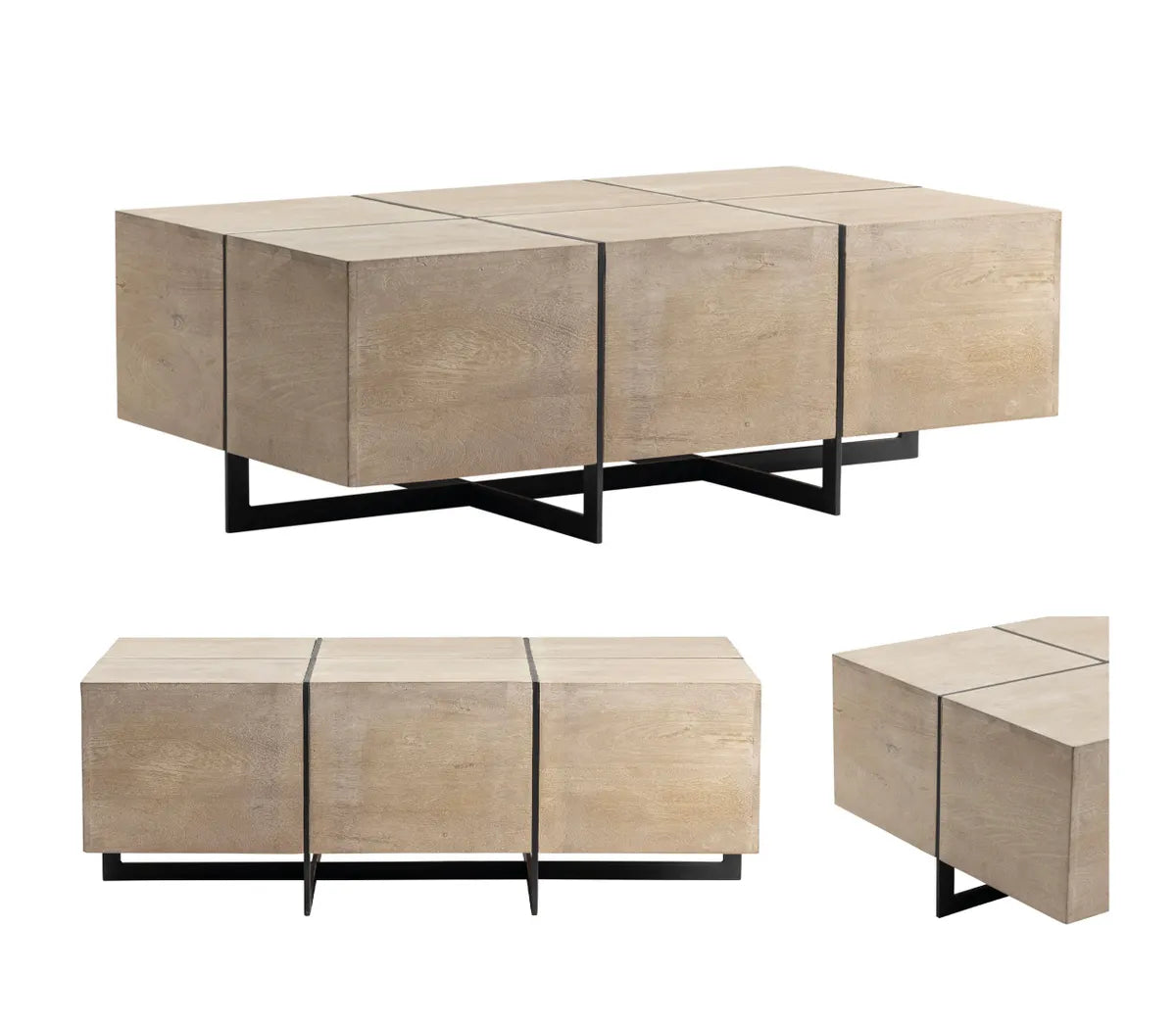 Norwood Block Base Cocktail or Coffee Table