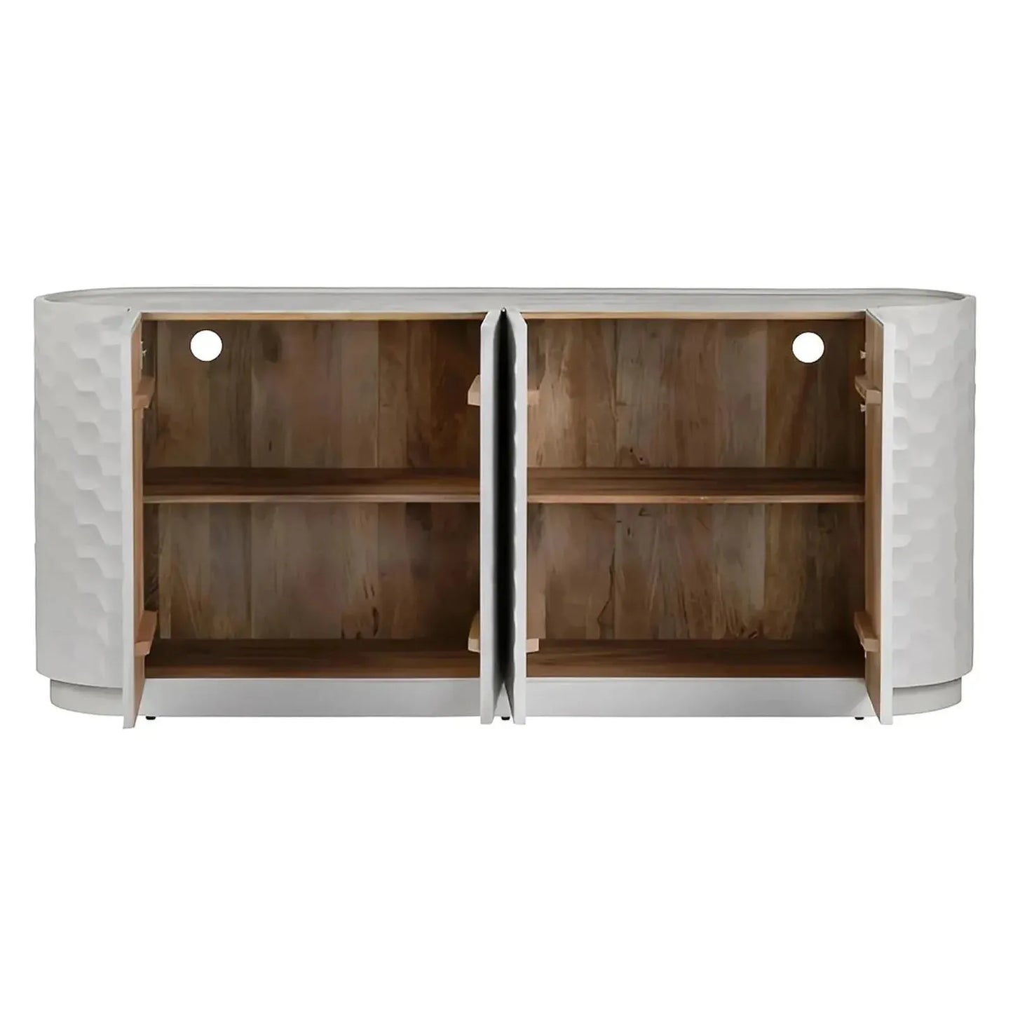 Kendallbrook Four-Door Sideboard (White) - White - Coastal