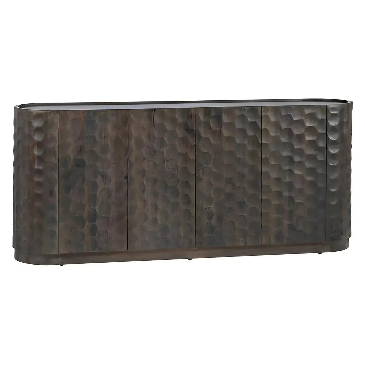 Merrifield Brown Four-Door Sideboard - Brown - Transitional