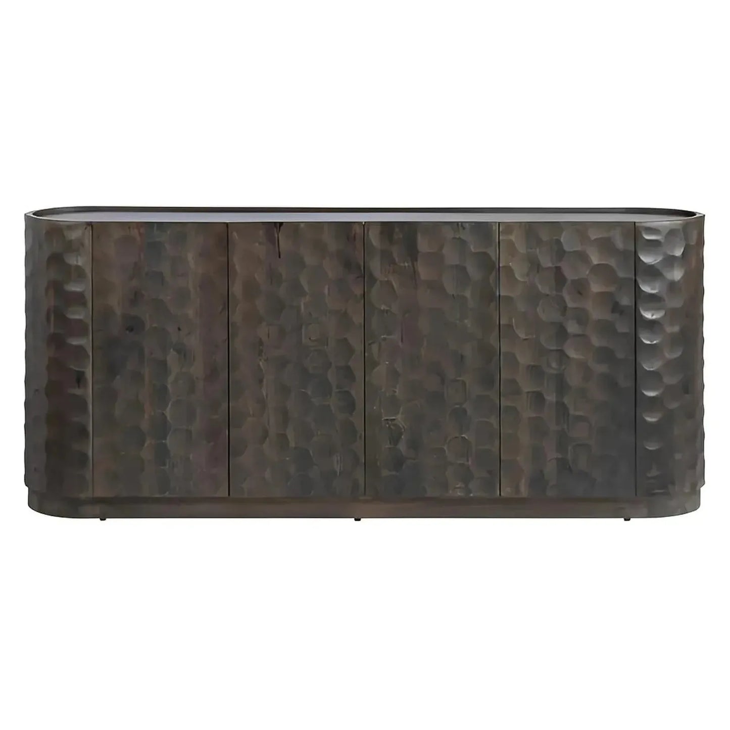 Merrifield Brown Four-Door Sideboard - Brown - Transitional