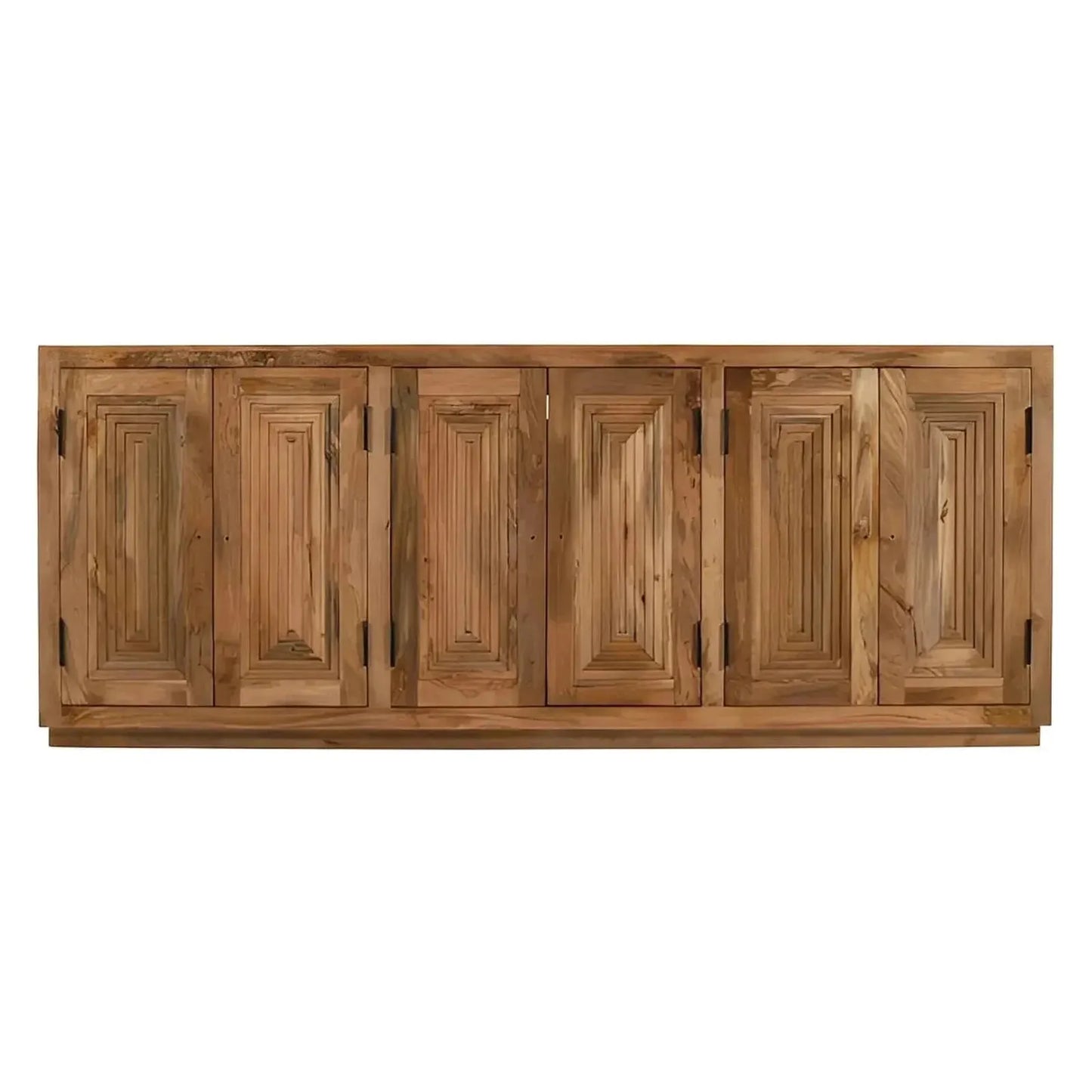 Norwick Six-Door Sideboard - Natural - Transitional