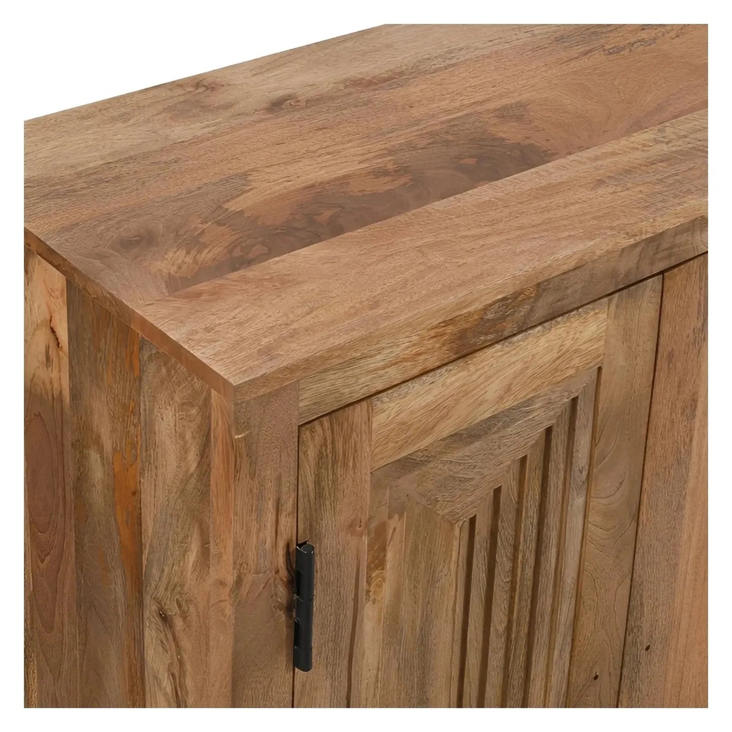 Norwick Six-Door Sideboard - Natural - Transitional