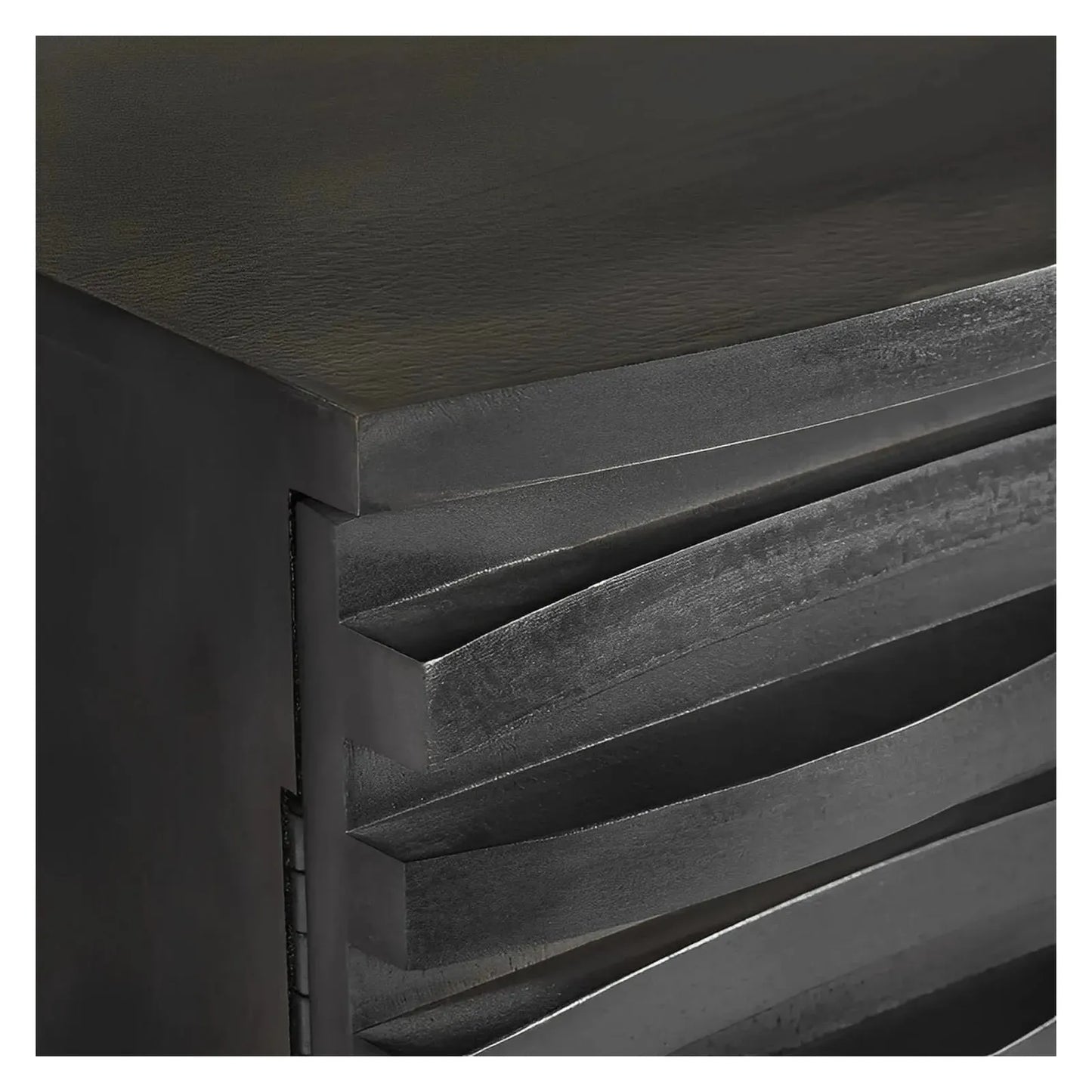 Oakvale Wave Sideboard - Grey - Contemporary, Transitional