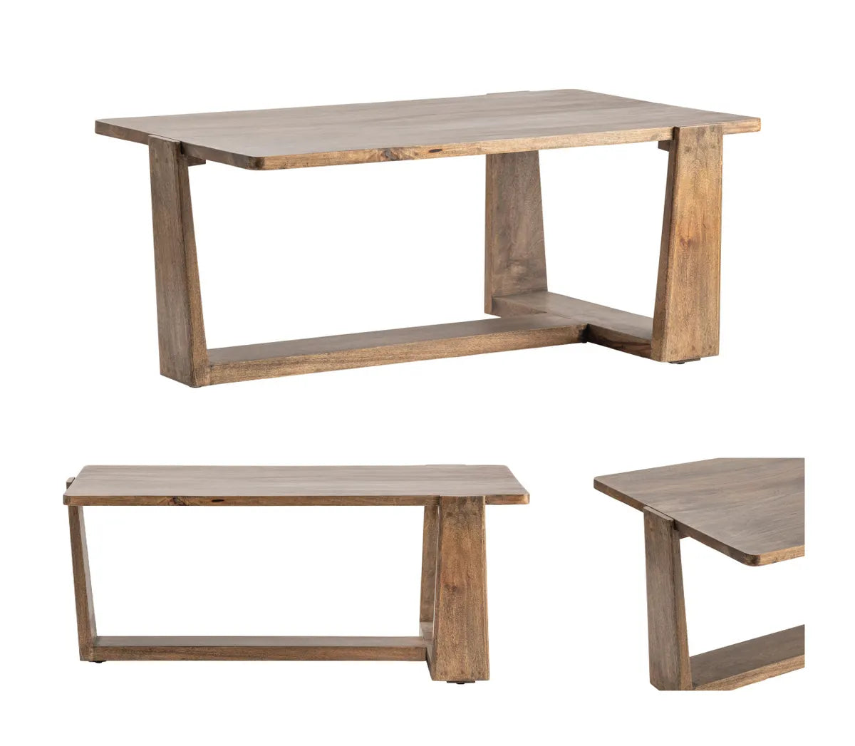 Harlow Curved Block Cocktail or Coffee Table