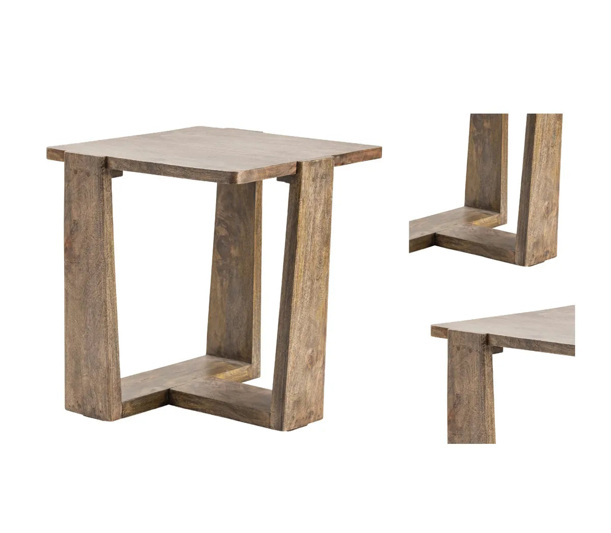 Harlow End Table (Set of 2) - Square - Solid Wood