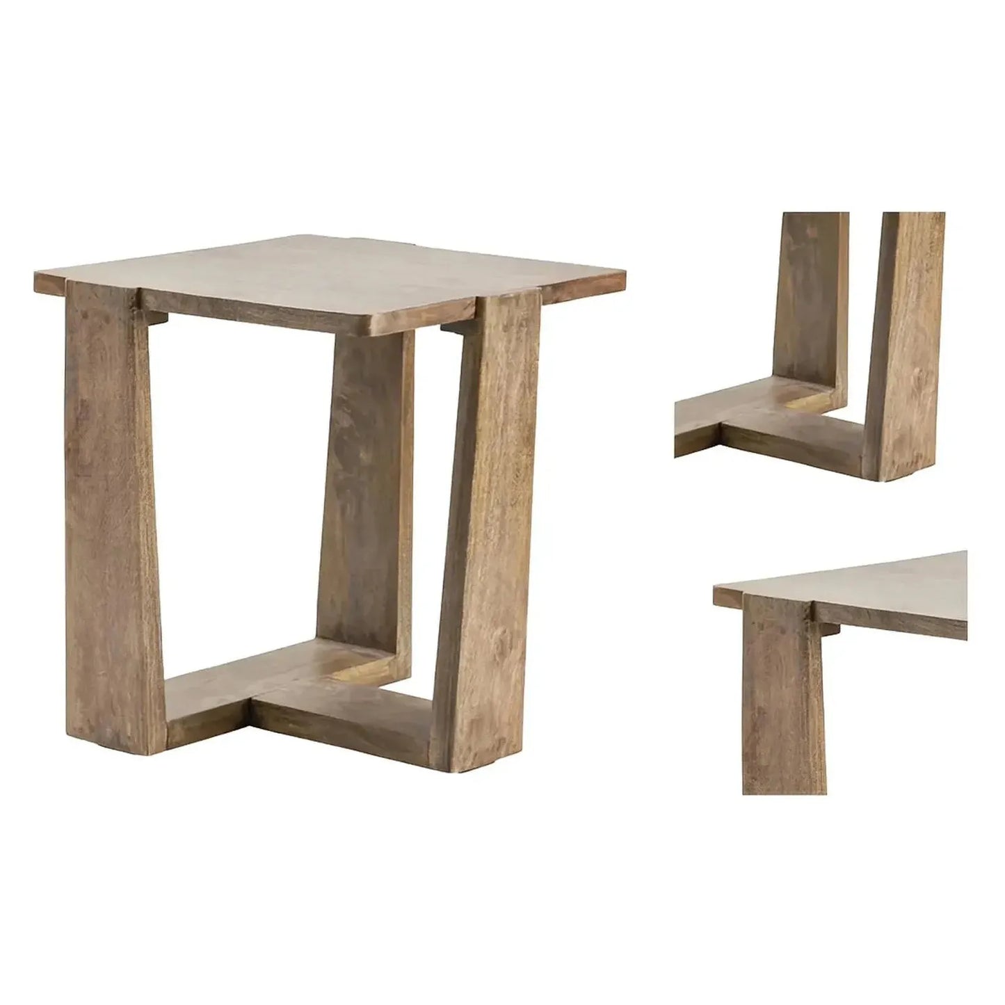 Harlow End Table (Set of 2) - Square - Solid Wood