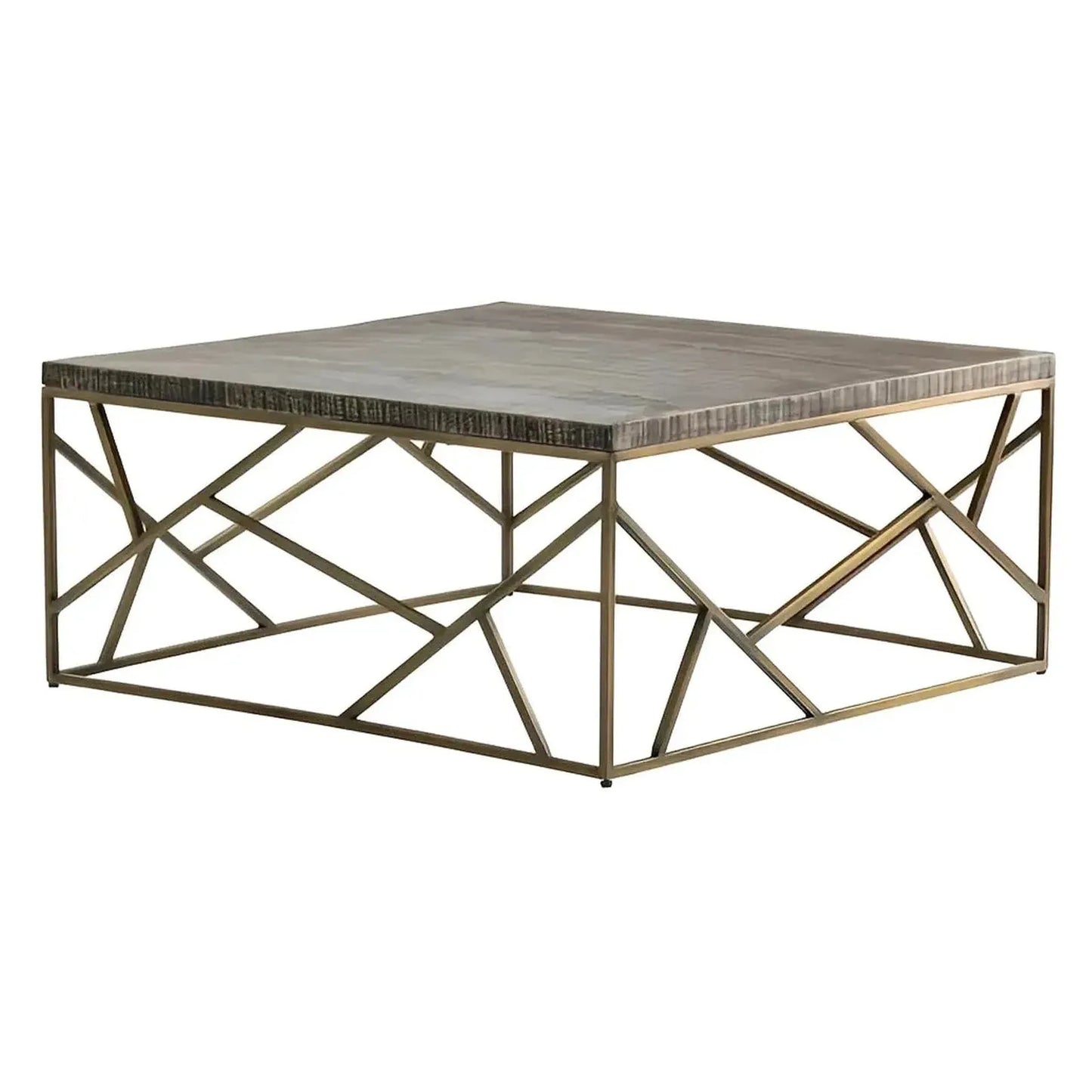 Harrington Geometric Square Cocktail or Coffee Table