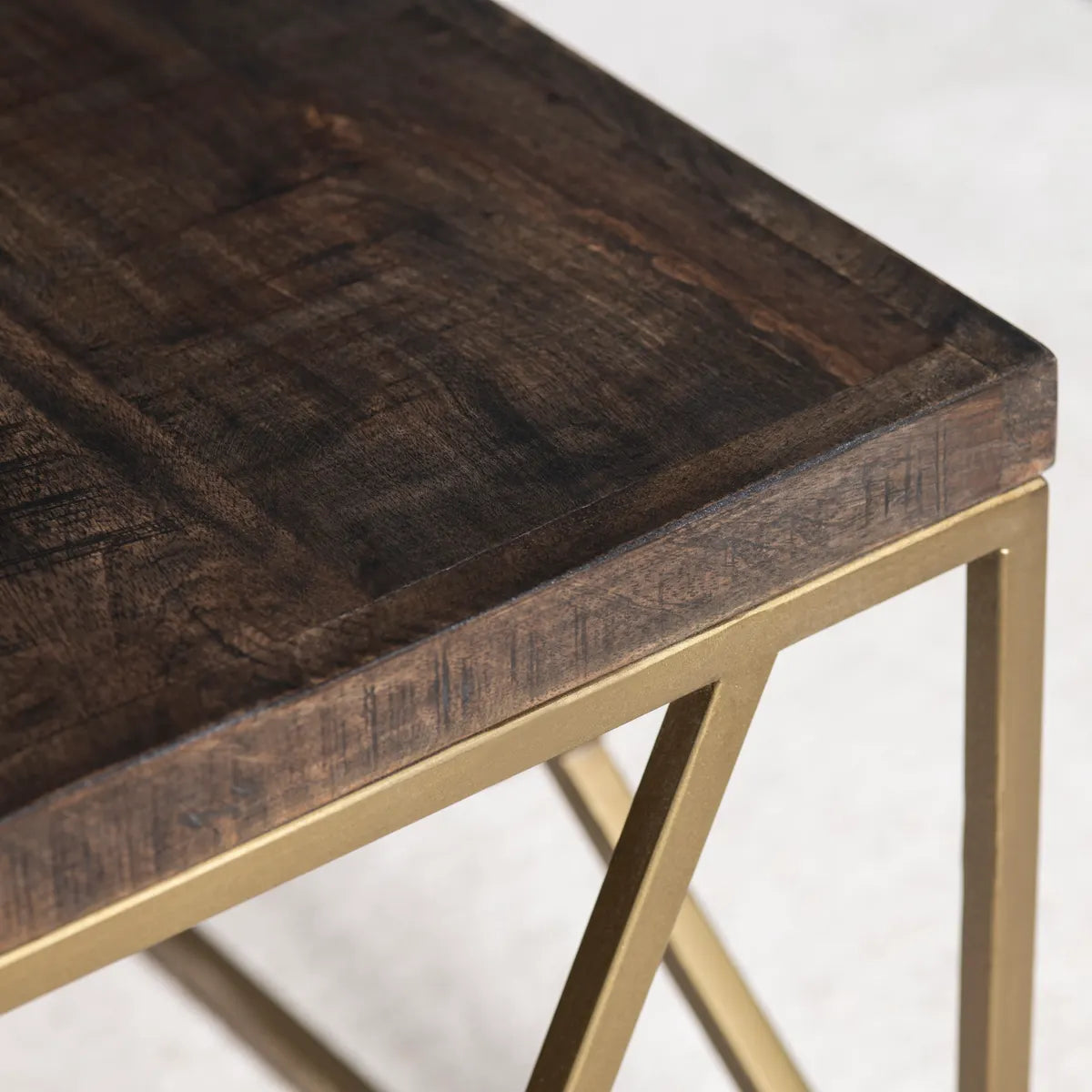 Harrington Geometric Square Cocktail or Coffee Table