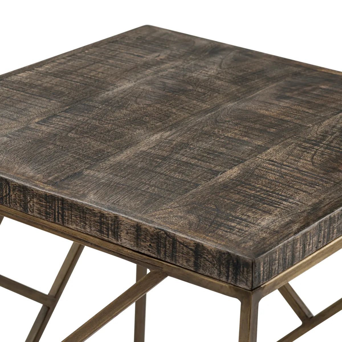 Harrington End Table (Set of 2) - Square - Metal Frame