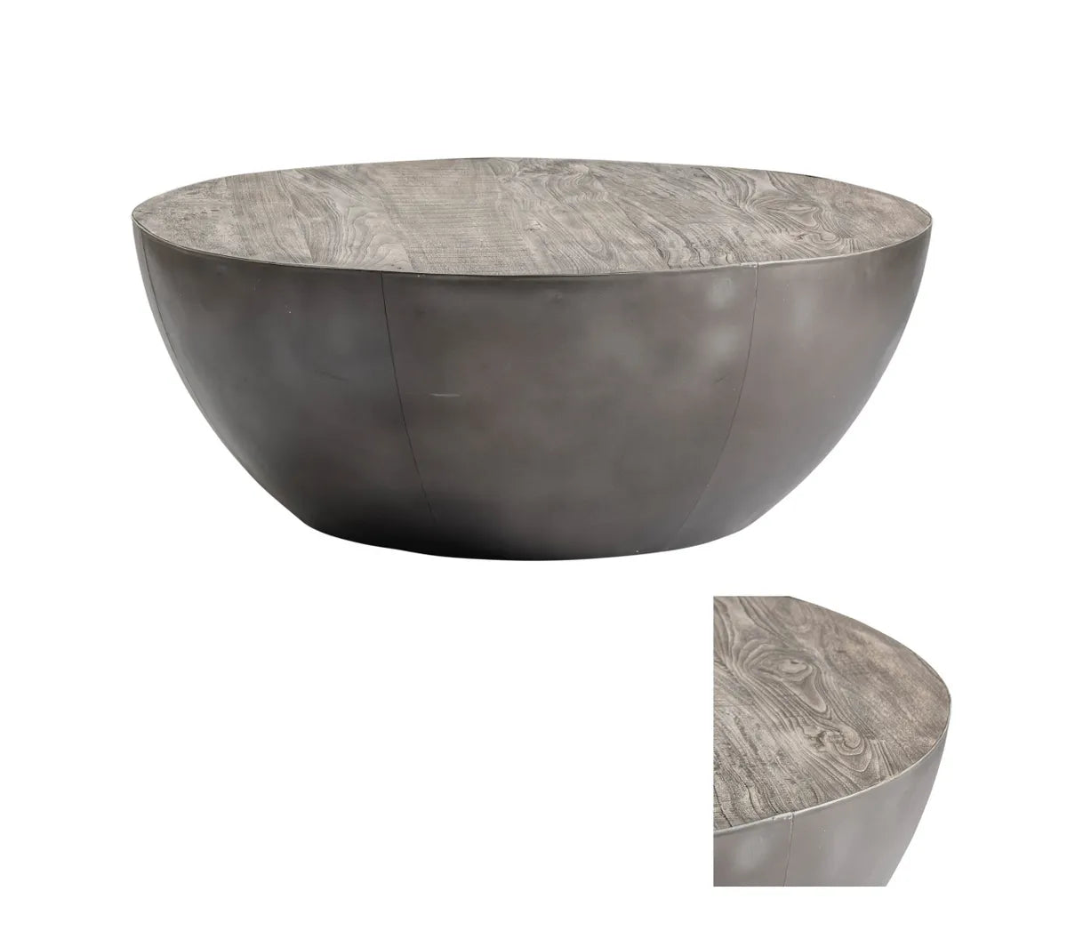 Lankfurt Iron Bowl Cocktail or Coffee Table