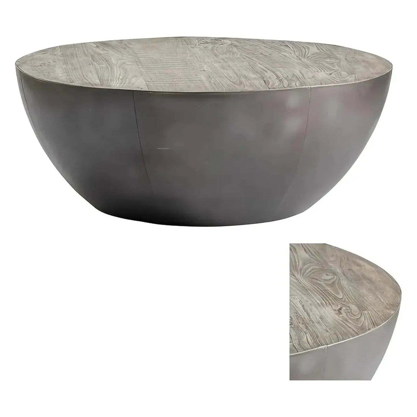 Lankfurt Iron Bowl Cocktail or Coffee Table