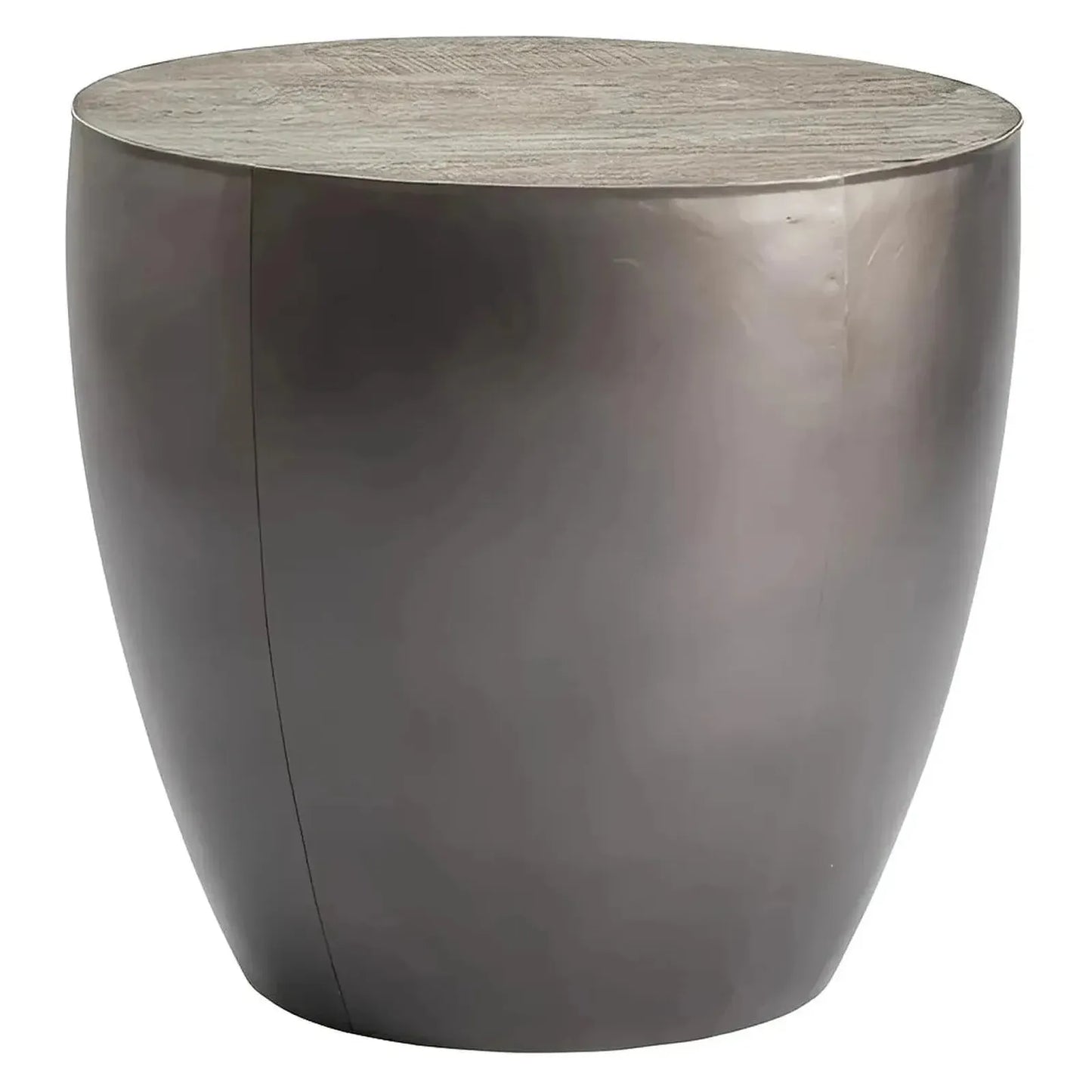 Lankfurt End Table (Set of 2) - Round - Cylindrical - Metal Frame