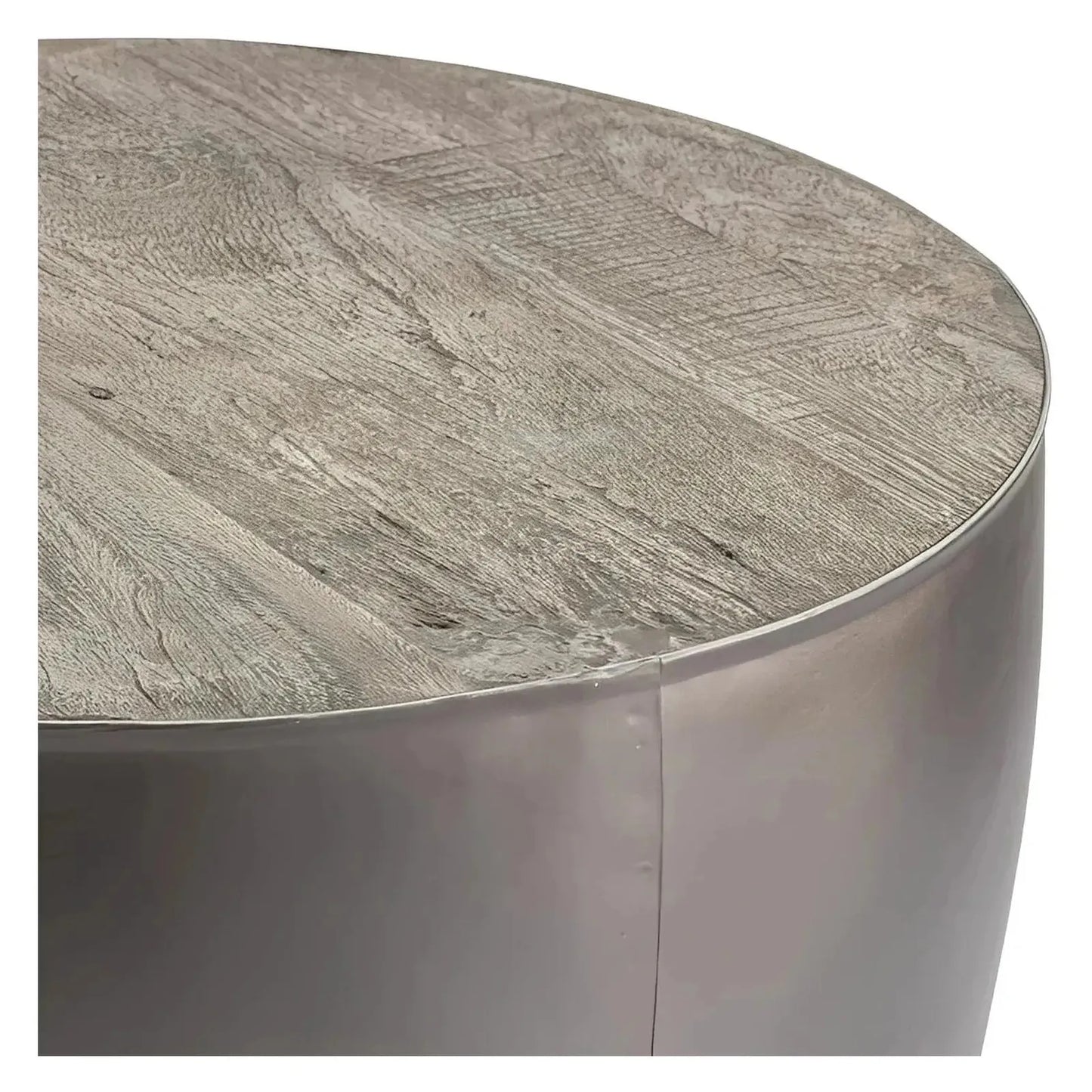 Lankfurt End Table (Set of 2) - Round - Cylindrical - Metal Frame