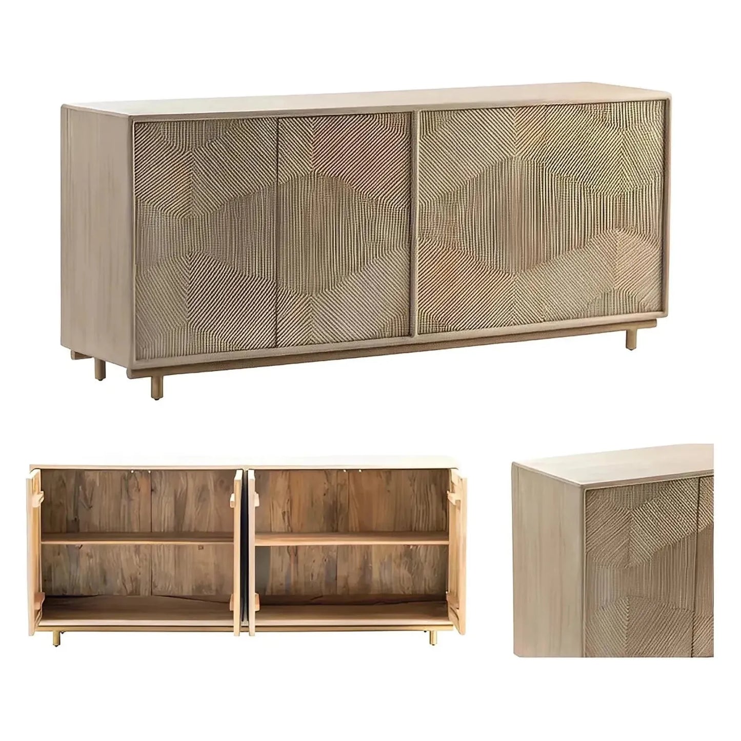 Elmridge Sideboard, Buffet, or Credenza | 79 x 19 x 34 (in)