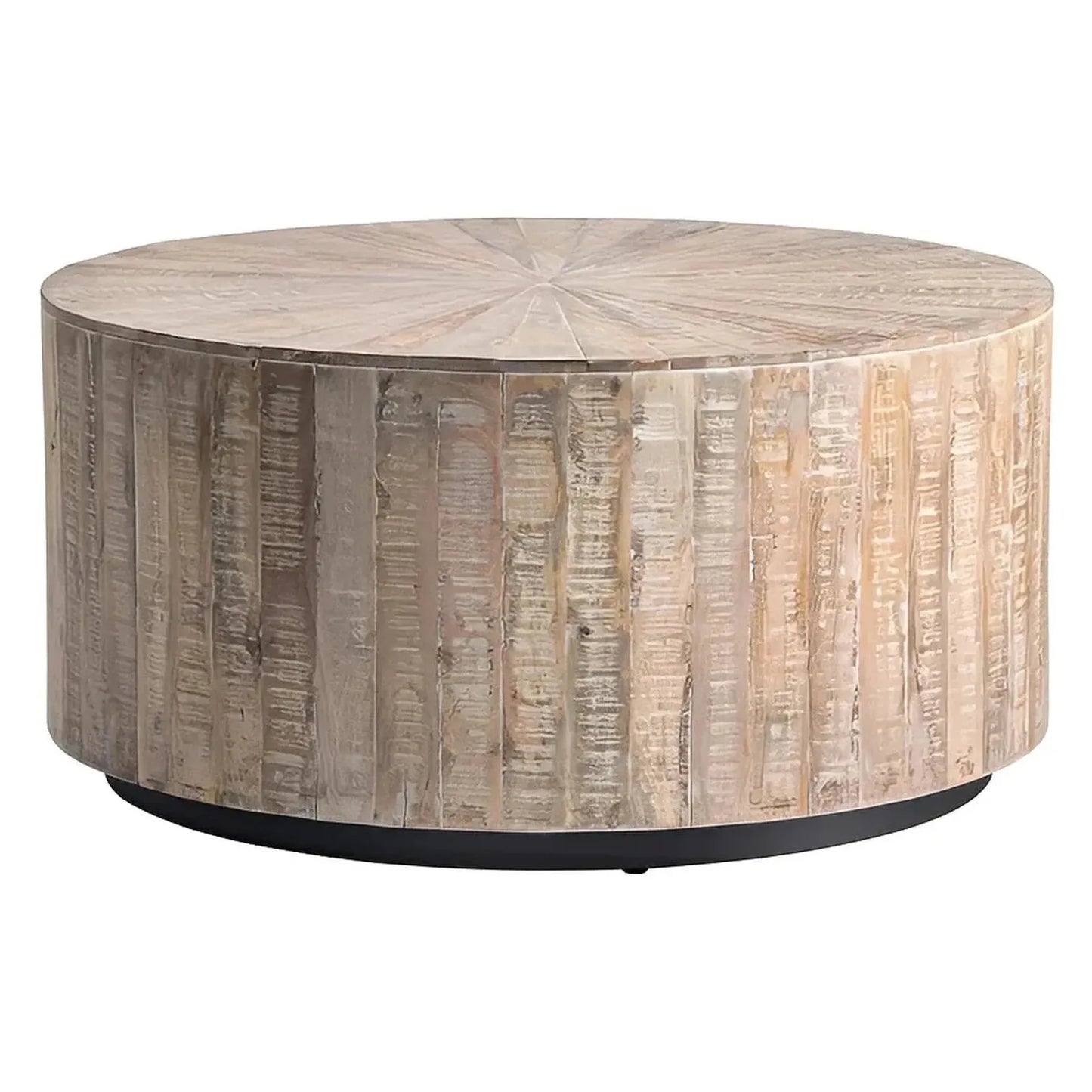 Dawnbridge Textured Drum Cocktail or Coffee Table