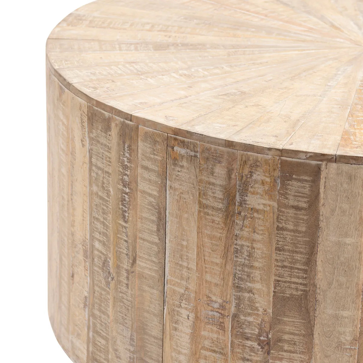 Dawnbridge Textured Drum Cocktail or Coffee Table