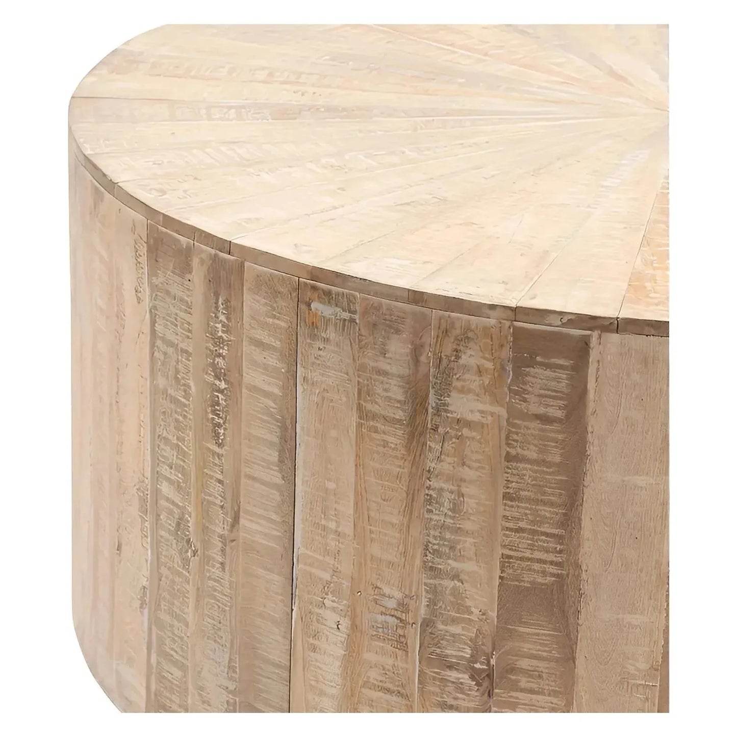 Dawnbridge Textured Drum Cocktail or Coffee Table