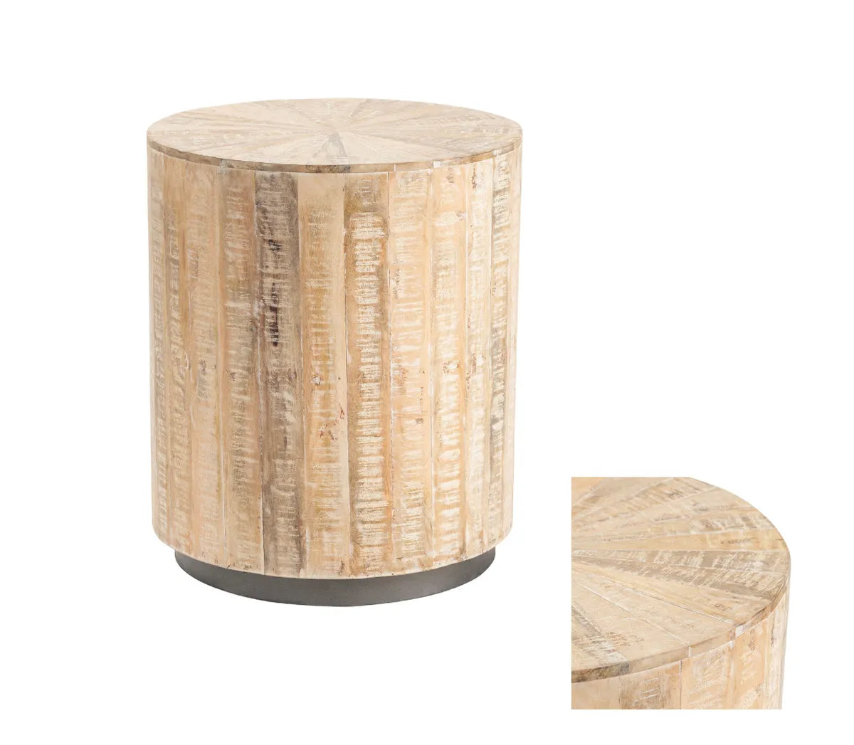 Dawnbridge End Table (Set of 2) - Round