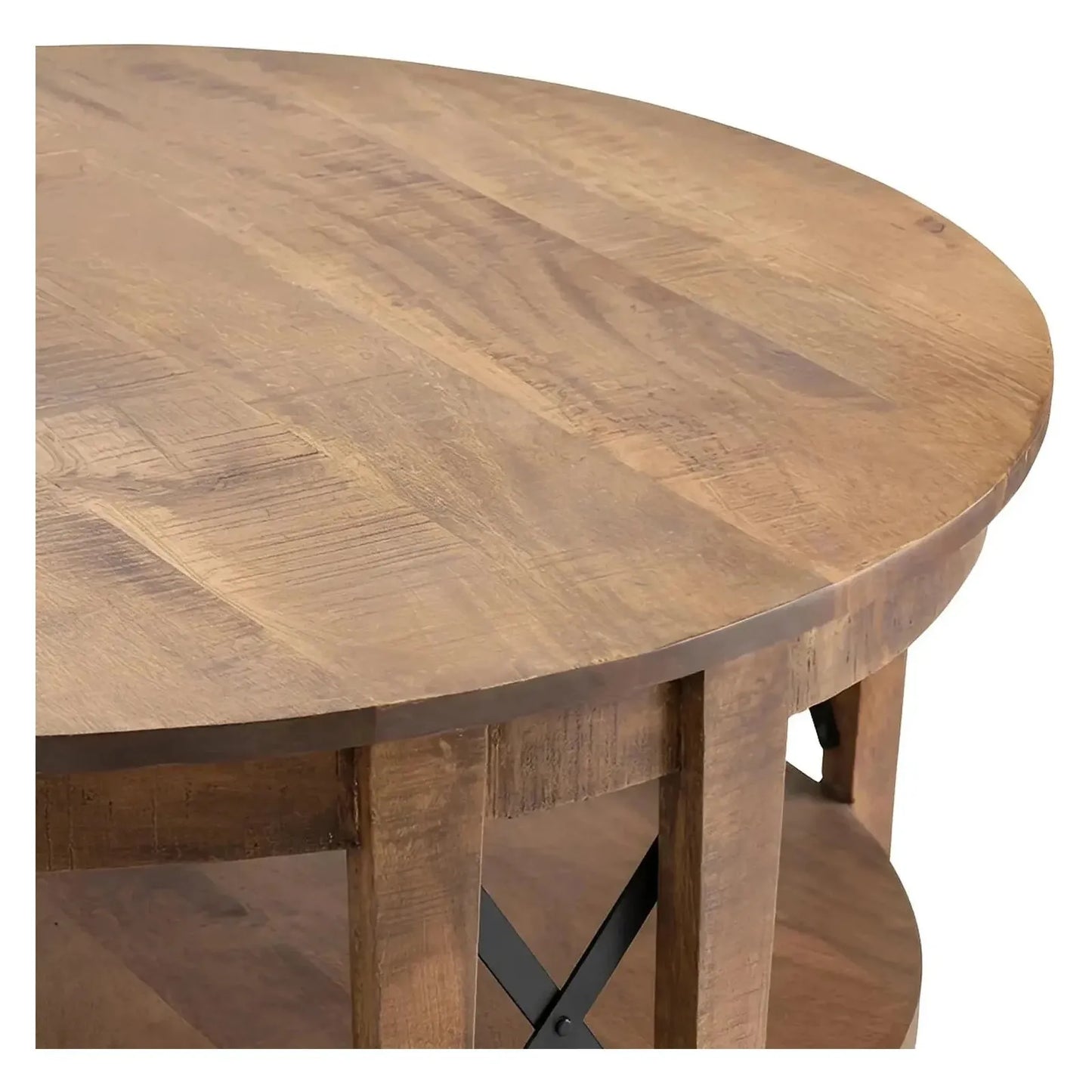 Foxhaven Round Shelf Cocktail or Coffee Table