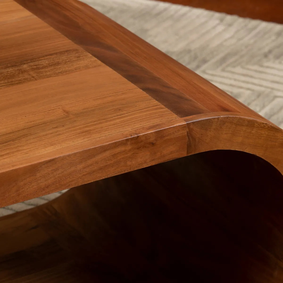 Kingstyn Curved Edge Cocktail or Coffee Table II