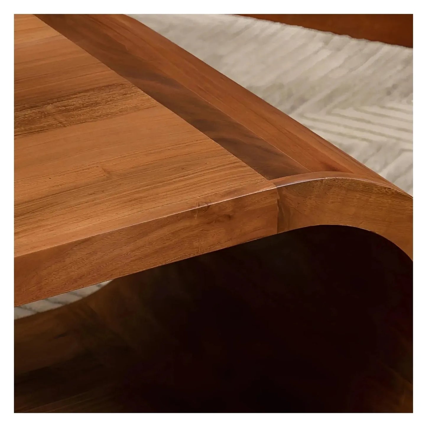 Kingstyn Curved Edge Cocktail or Coffee Table II