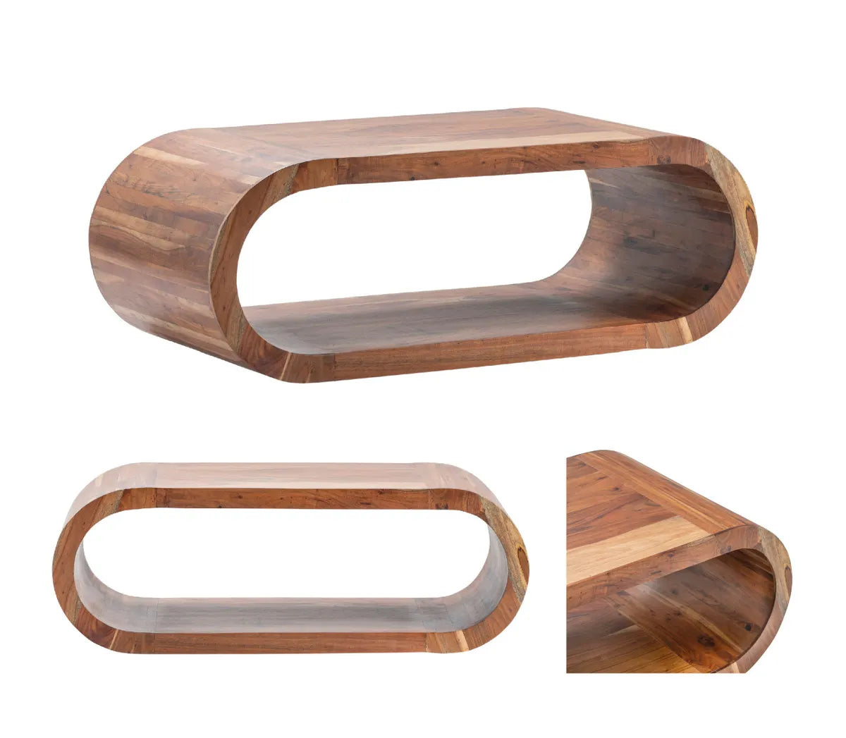 Kingstyn Curved Edge Cocktail or Coffee Table II