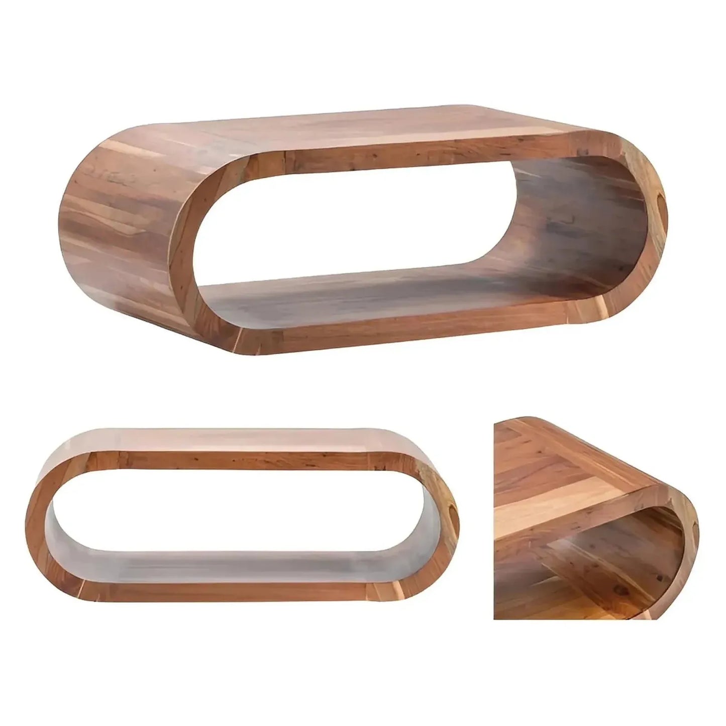 Kingstyn Curved Edge Cocktail or Coffee Table II