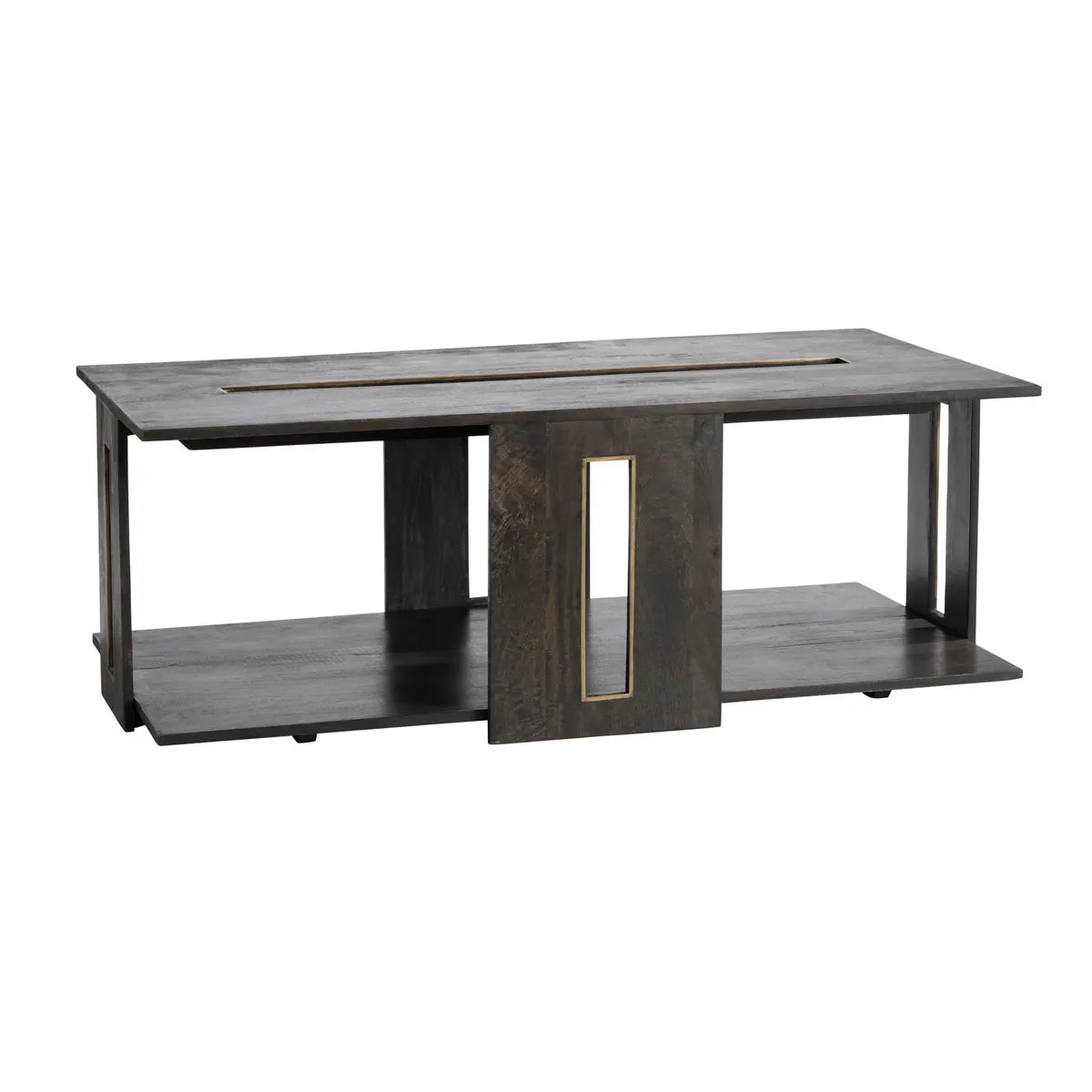 Harrington Modern Inset Panel Cocktail or Coffee Table