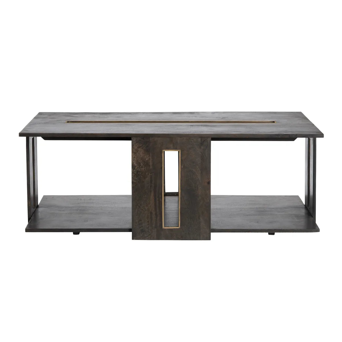 Harrington Modern Inset Panel Cocktail or Coffee Table